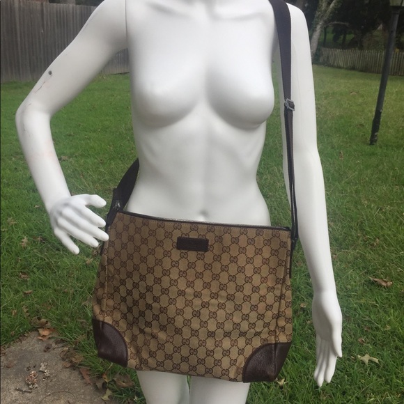 Gucci Handbags - Authentic Gucci GG Monogram canvas Crossbody